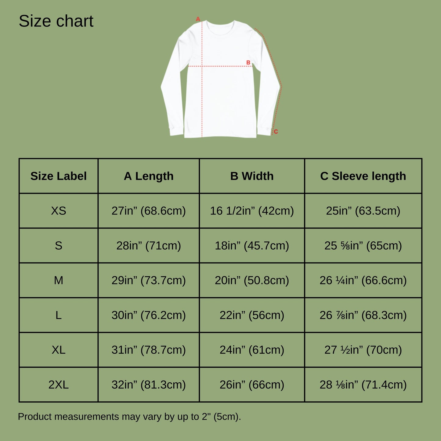 'I wear my heart on my sleeve' - embroidered long sleeve tee