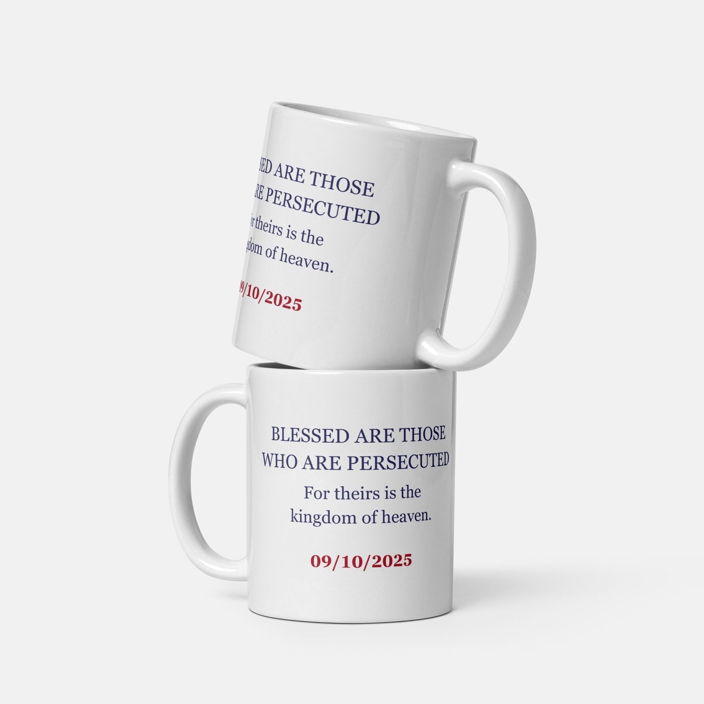 'Blessed' - 11 oz mug - MIMIKO DESIGNS - christian apparel gifts