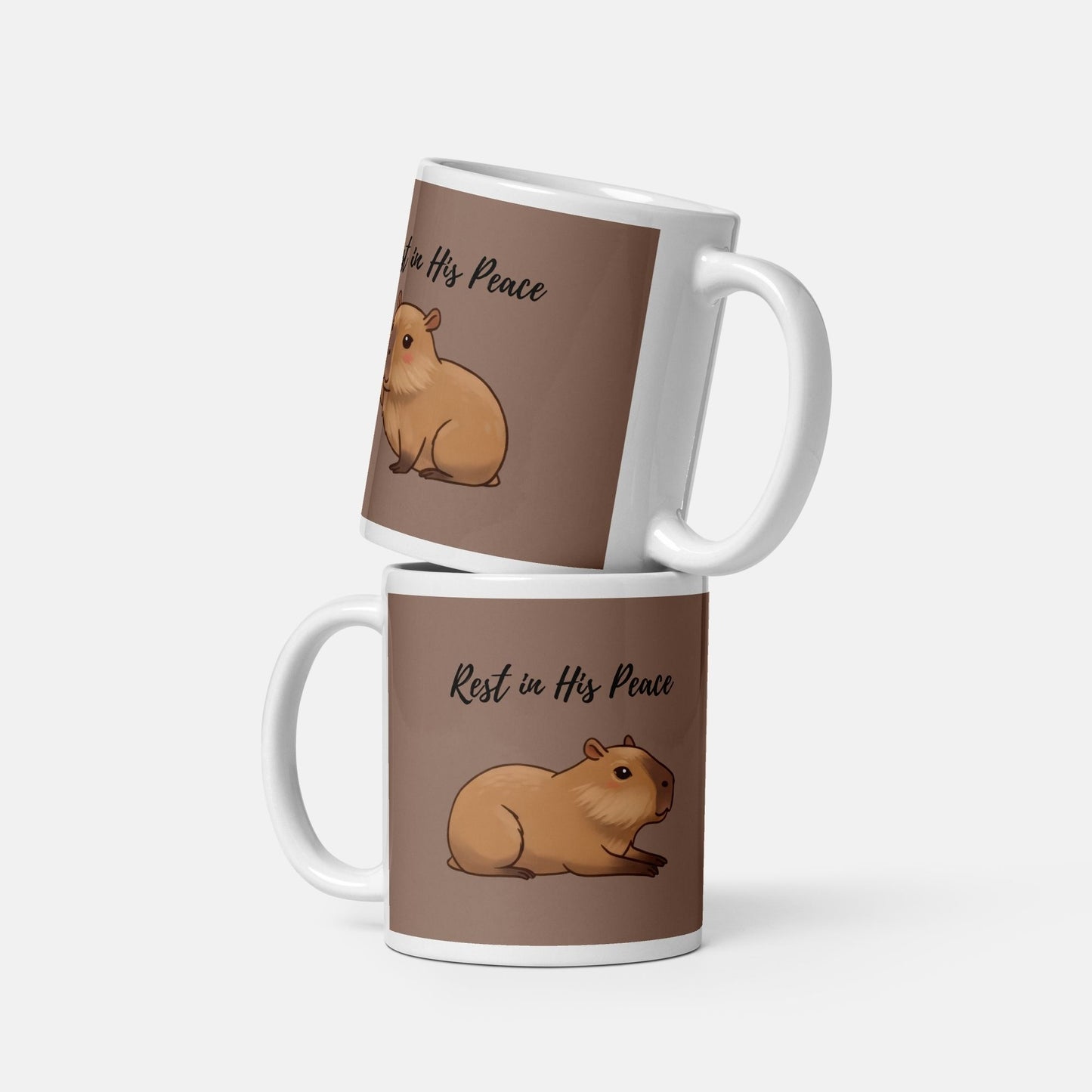 'Peaceful capybara' - 11oz mug - MIMIKO DESIGNS - christian apparel gifts