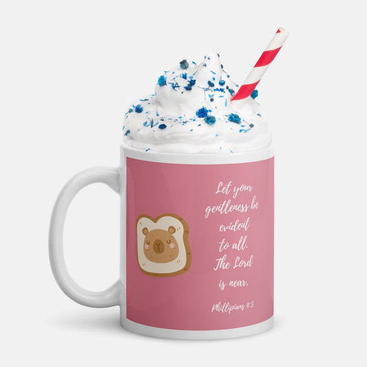 'Capybara' - pink 11oz mug