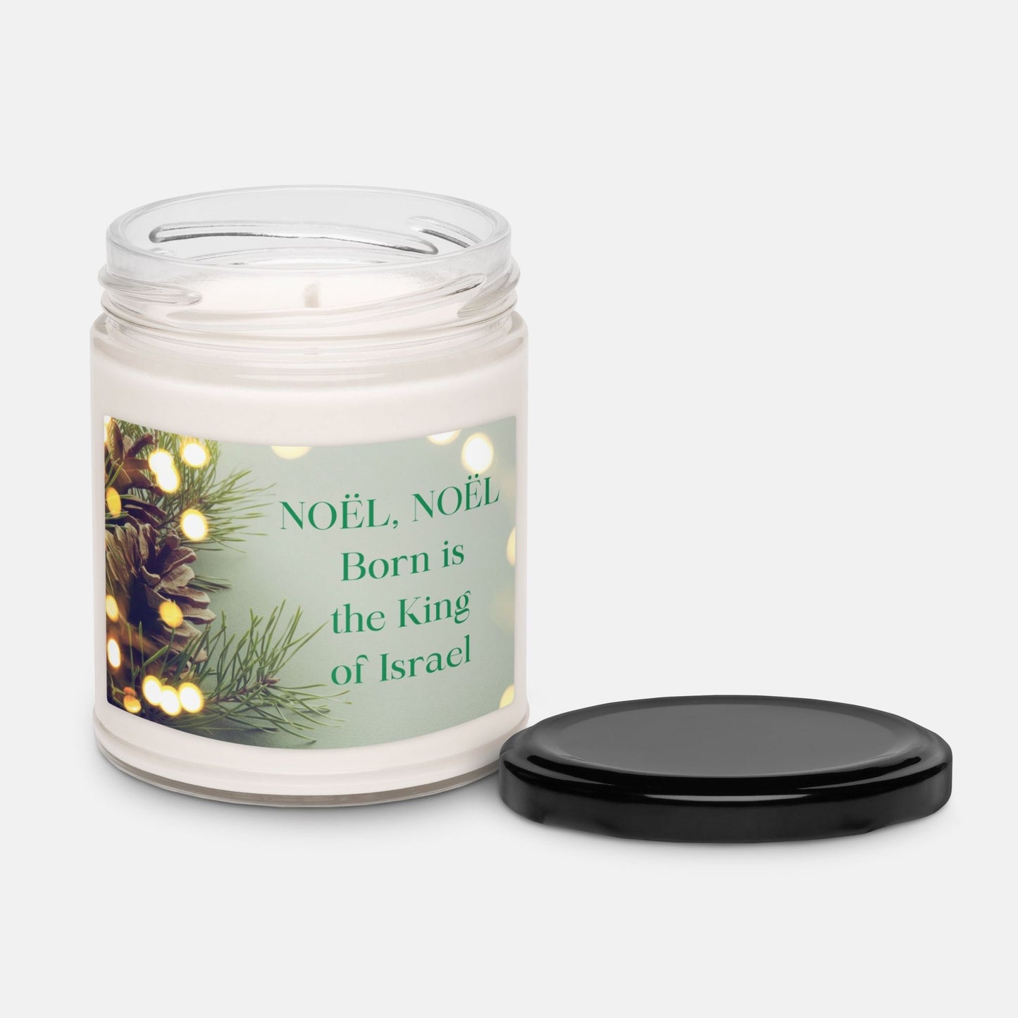'Noël, Noël' - 60 hours scented soy candle - Christmas Warmth - Mimiko Designs - christian apparel gifts