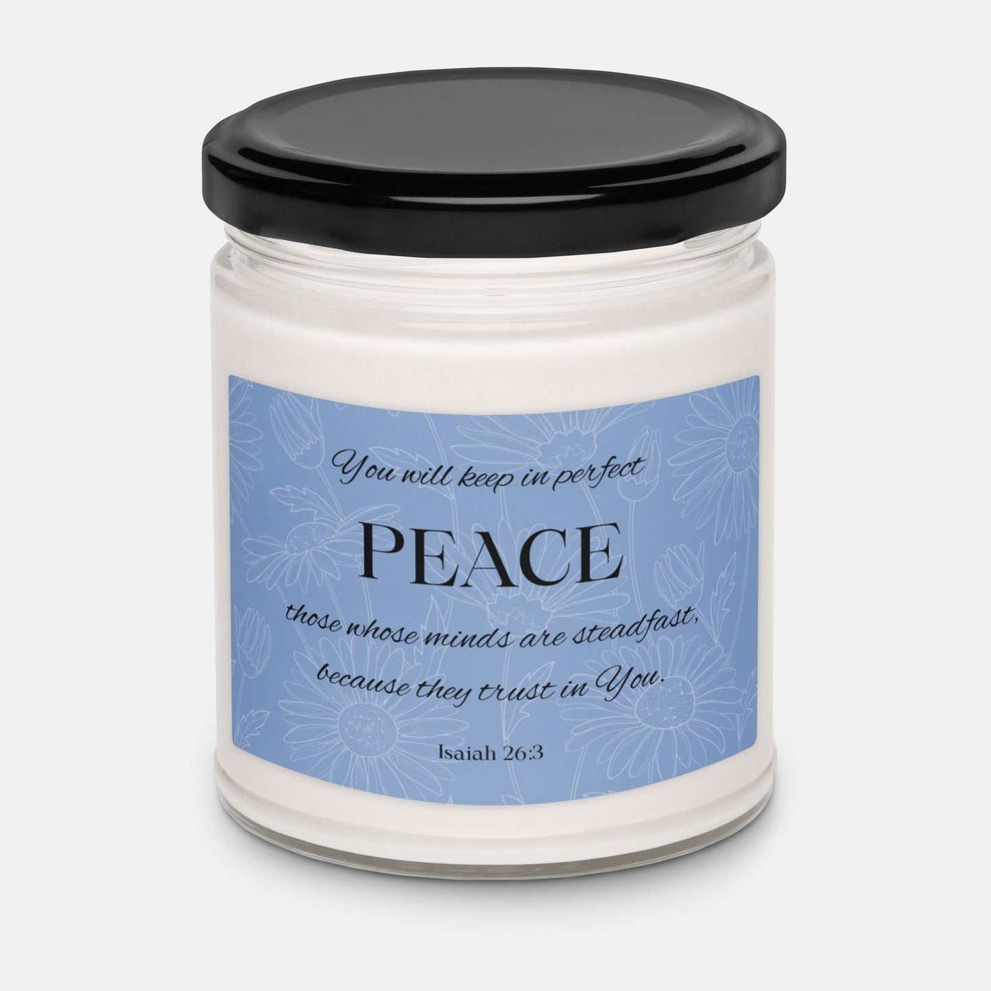 'Perfect Peace' - 60 hours scented soy candle