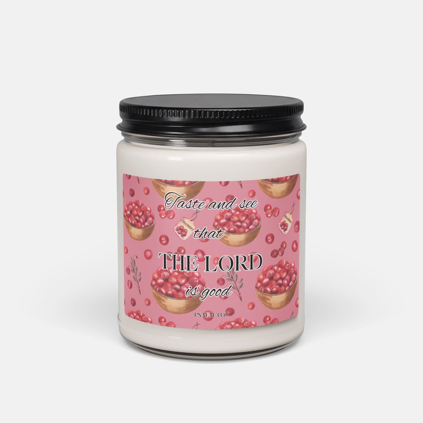 'God is good' - 60 hours scented soy candle - Apple Harvest - MIMIKO DESIGNS - christian apparel gifts