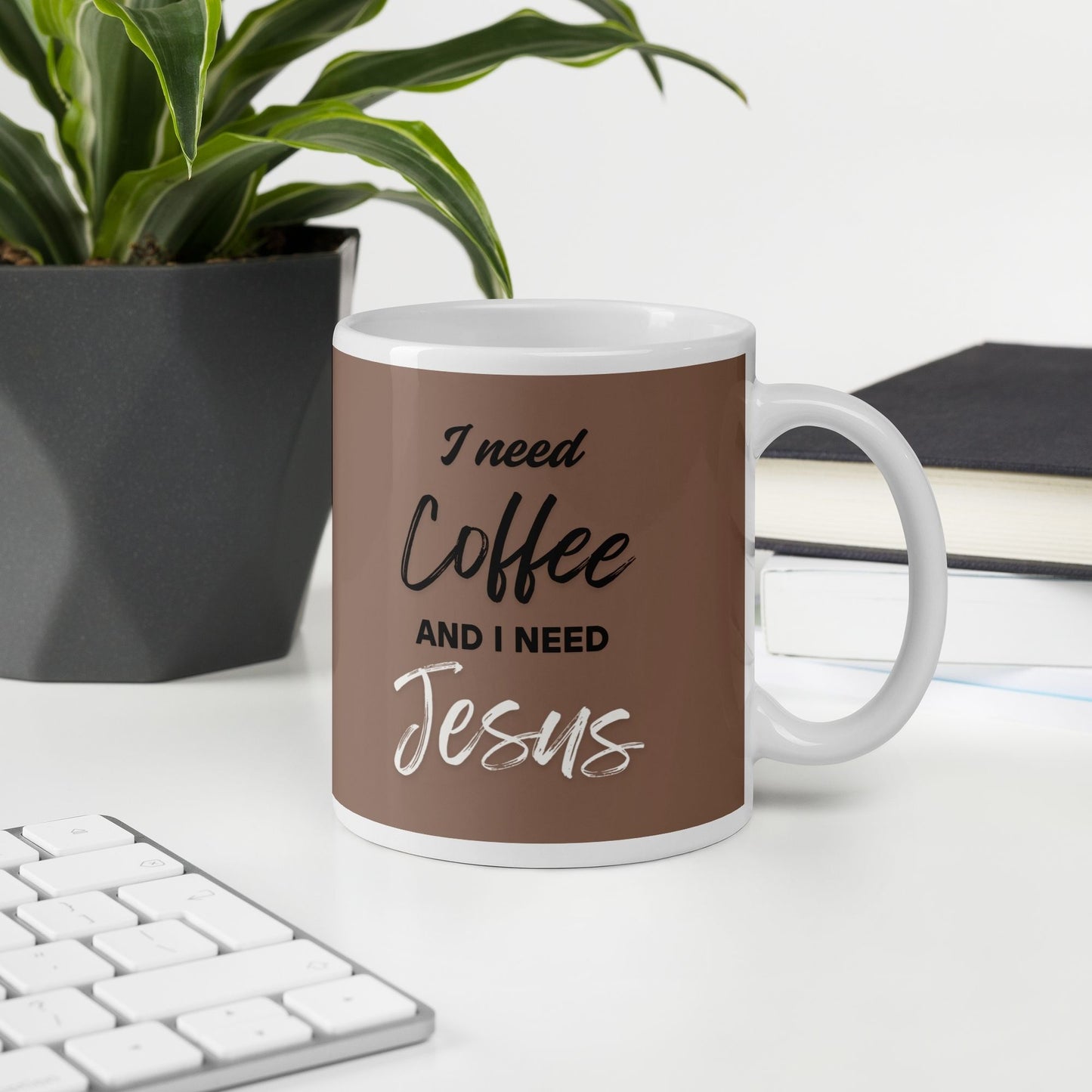 'I need coffee and I need Jesus' - 11oz coffee mug