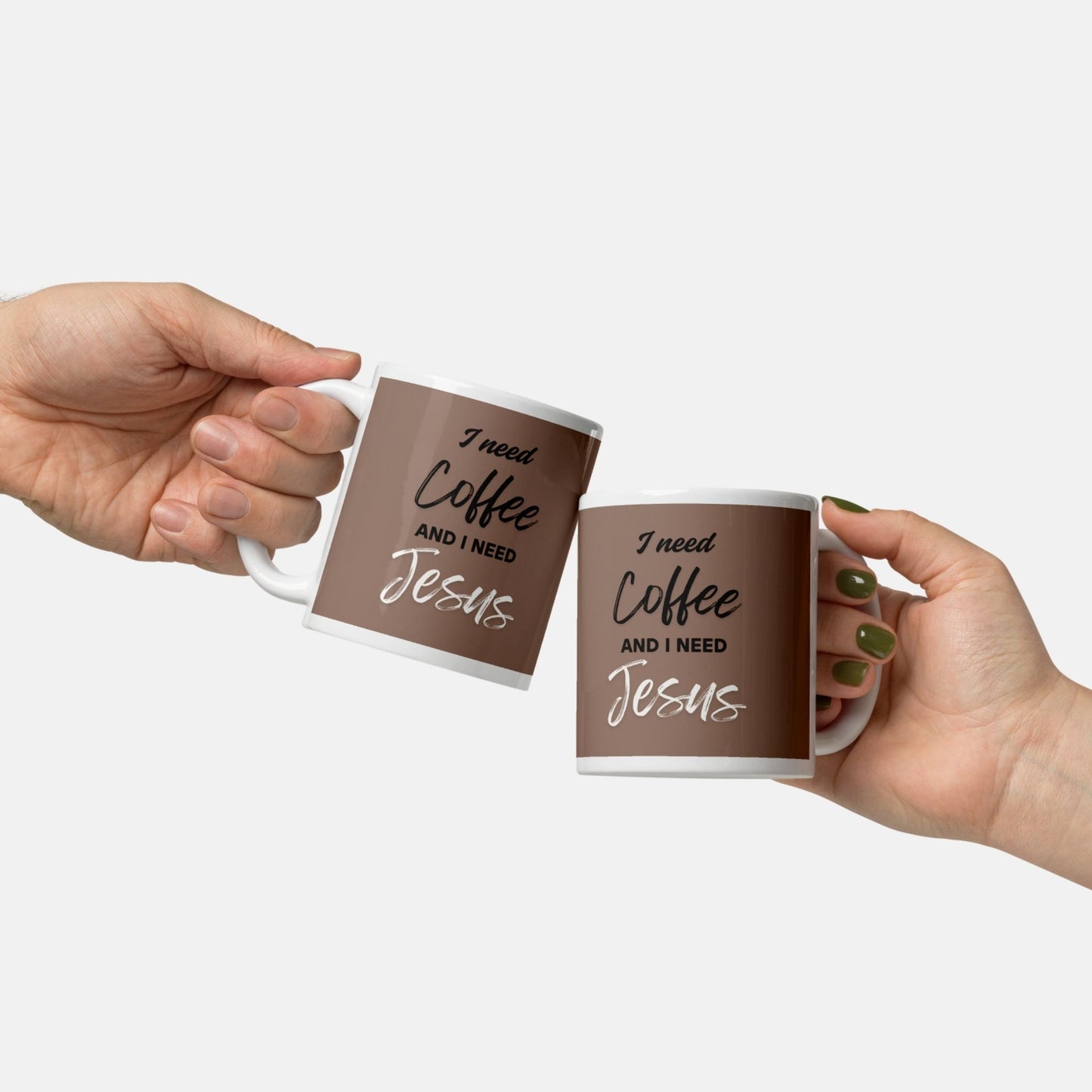 'I need coffee and I need Jesus' - 11oz coffee mug