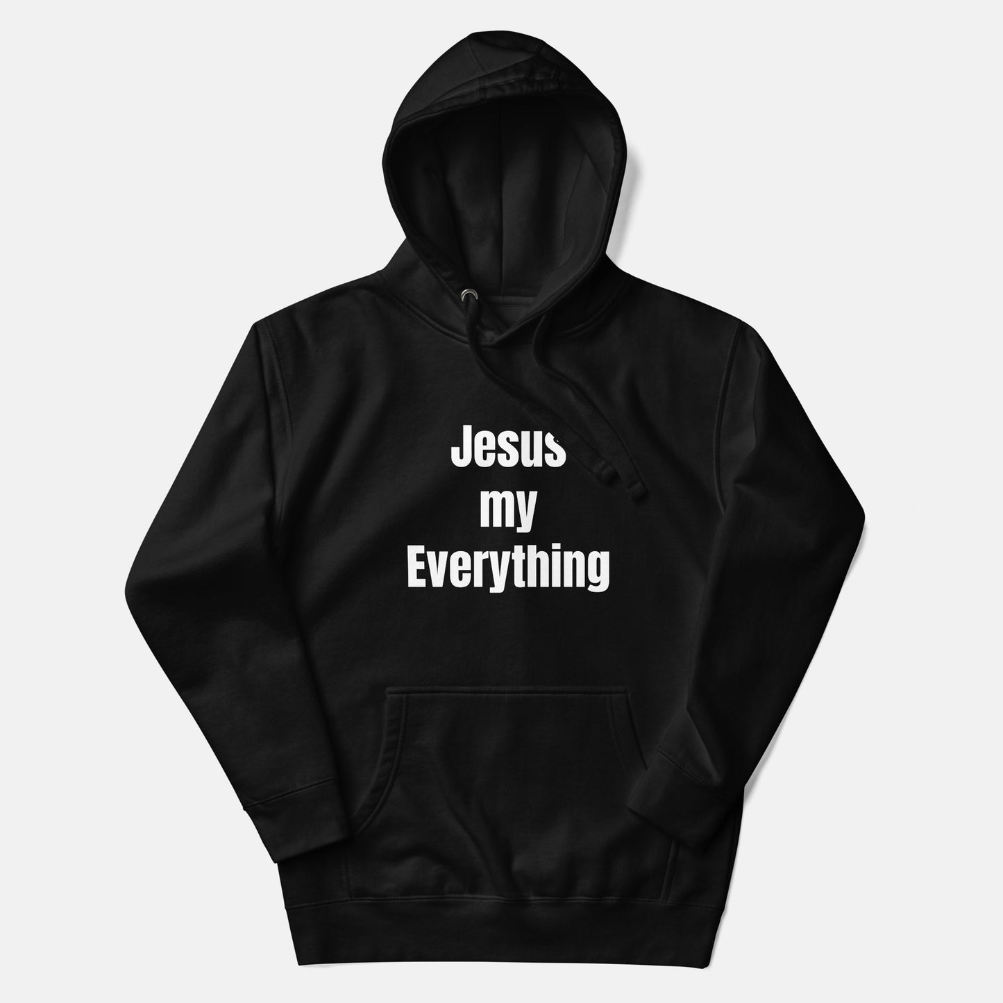 'Jesus my Everything' - unisex hoodie black - S - MIMIKO DESIGNS - christian apparel gifts
