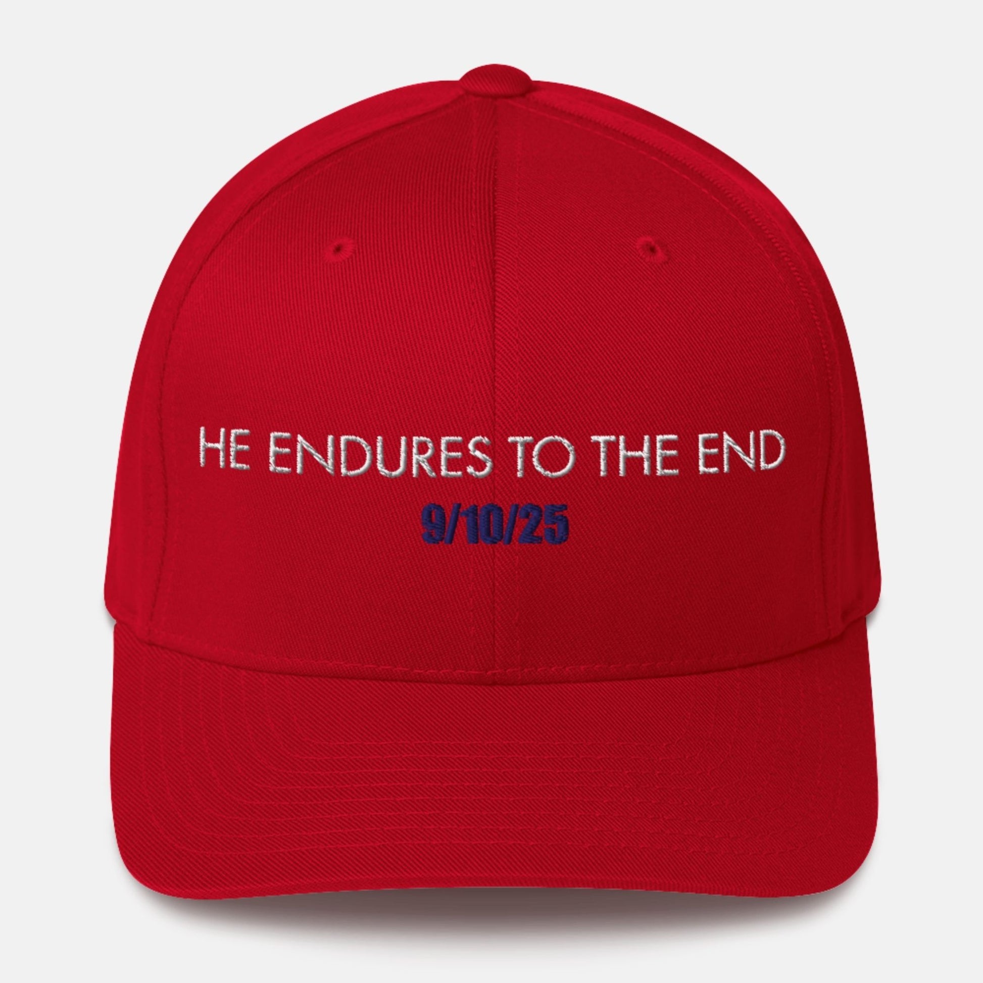 'Endure' - embroidered twill cap - S/M - MIMIKO DESIGNS - christian apparel gifts