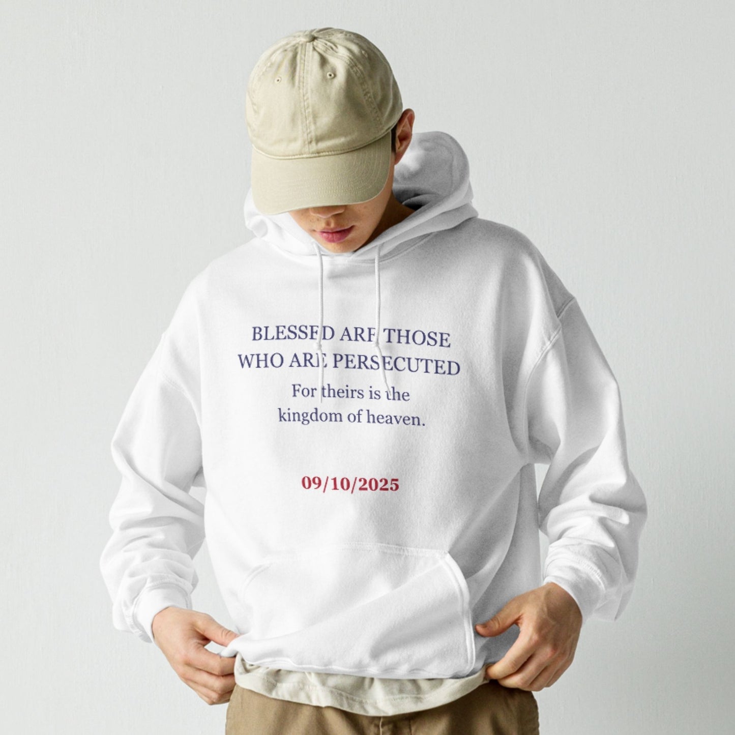 'Blessed' - unisex hoodie - S - MIMIKO DESIGNS - christian apparel gifts