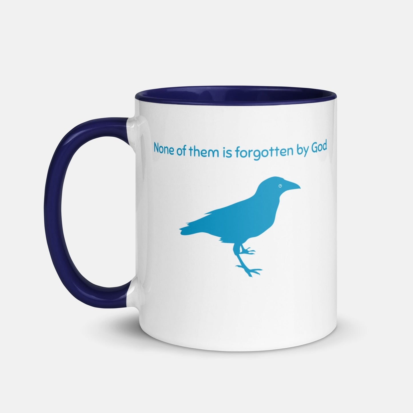'Consider the Ravens' - blue mug