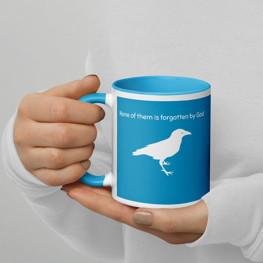 'Consider the Ravens' - deep blue mug