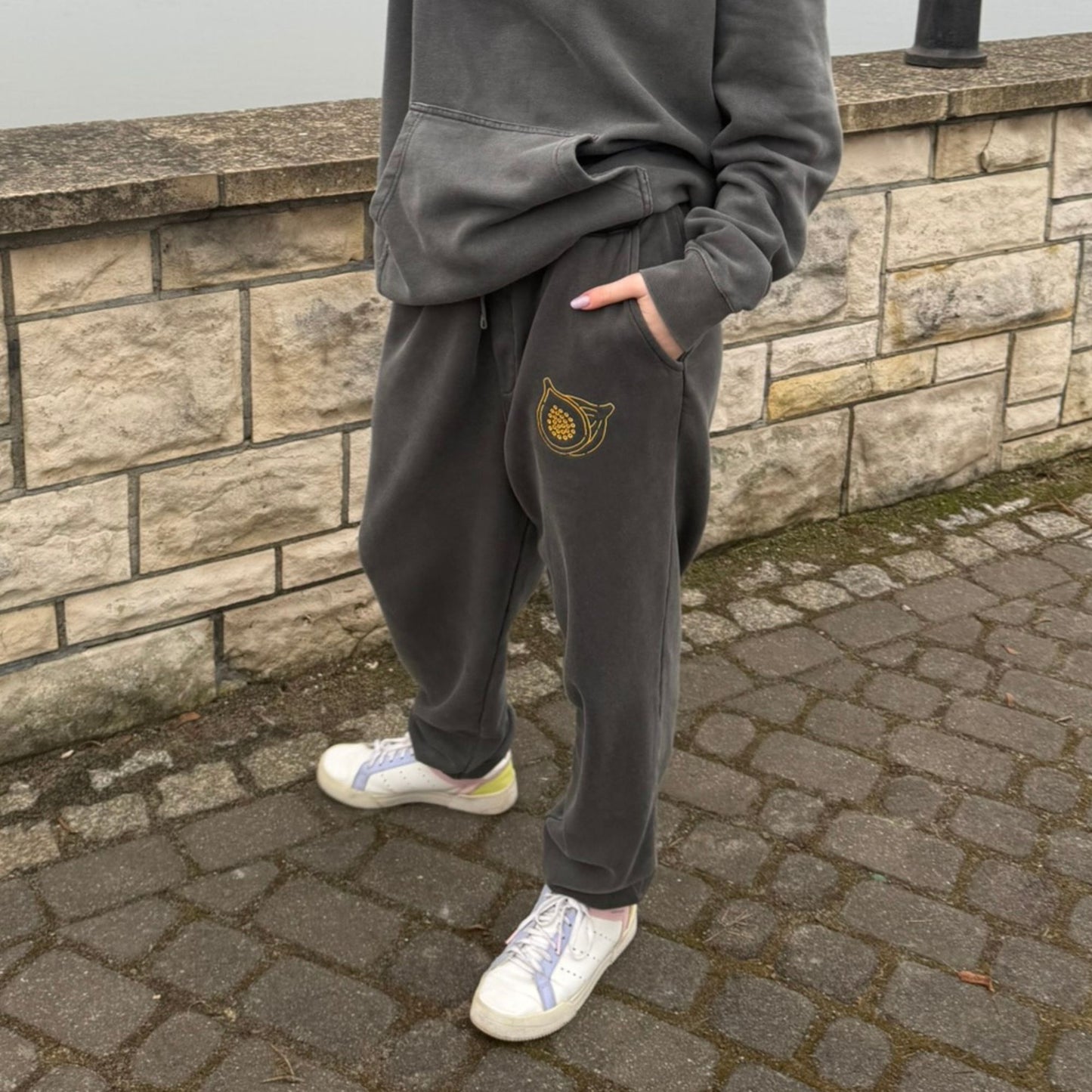 'Fig Tree' sweatpants - S - Mimiko Designs - christian apparel gifts