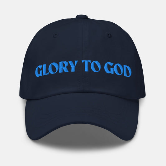 'Glory to God' - embroidered dad hat