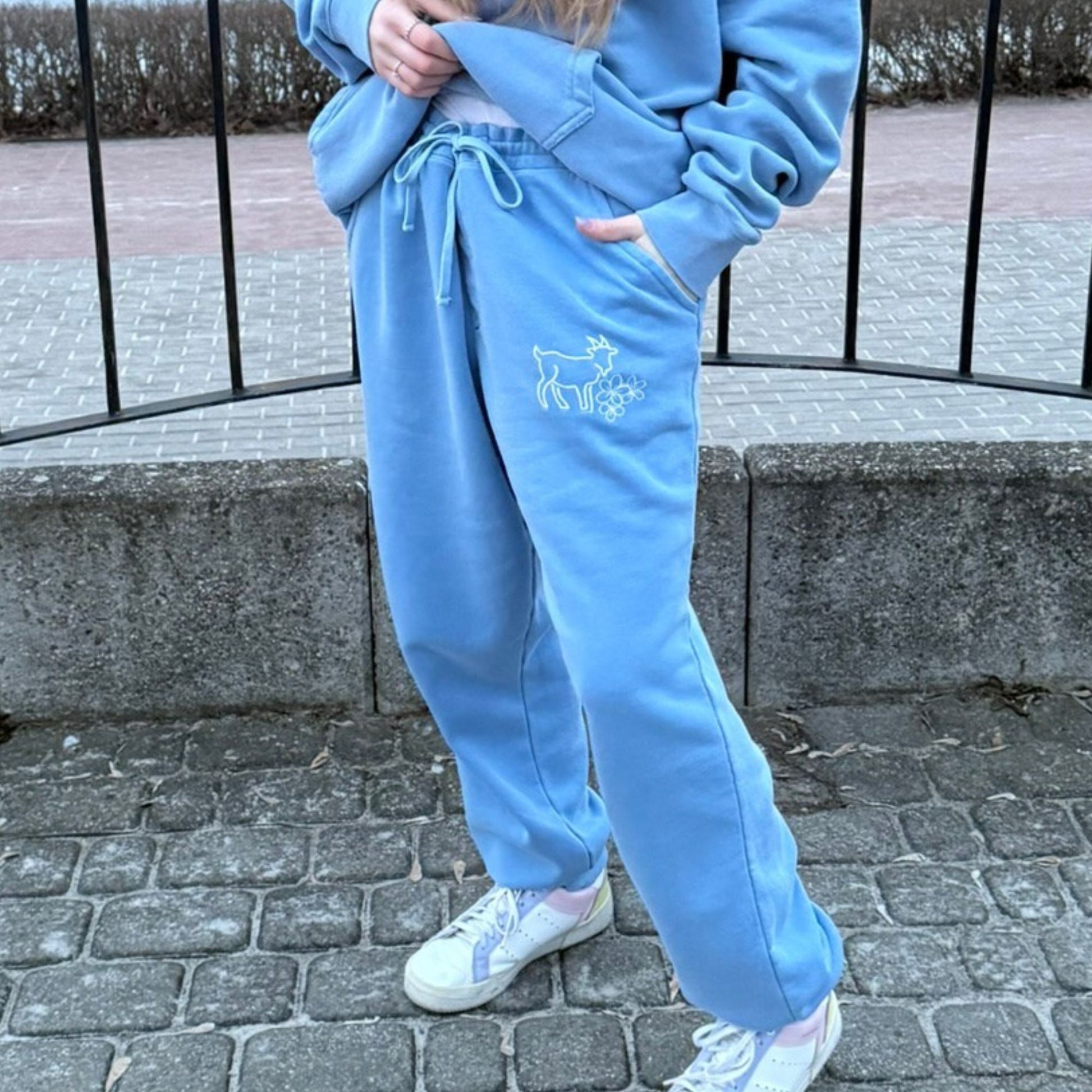 'Henna Blossoms' sweatpants - S - Mimiko Designs - christian apparel gifts