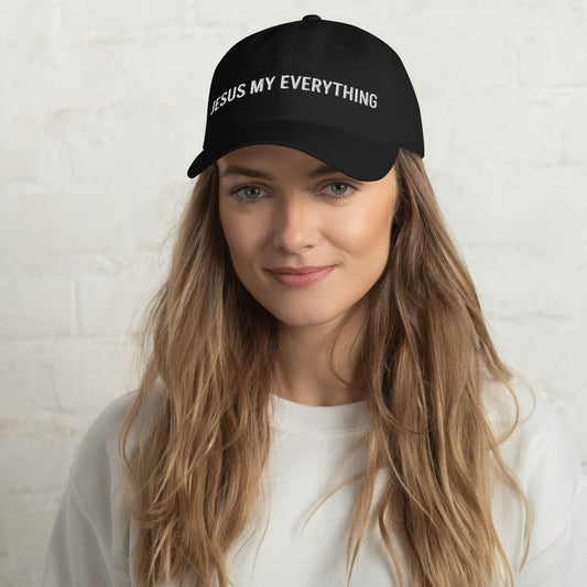 'Jesus my Everything' - embroidered dad hat