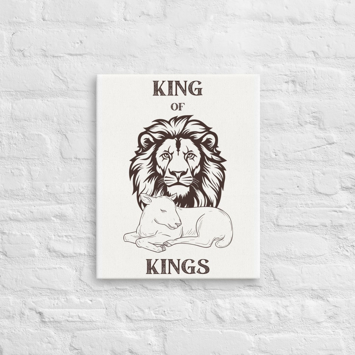 'King of kings' canvas - medium