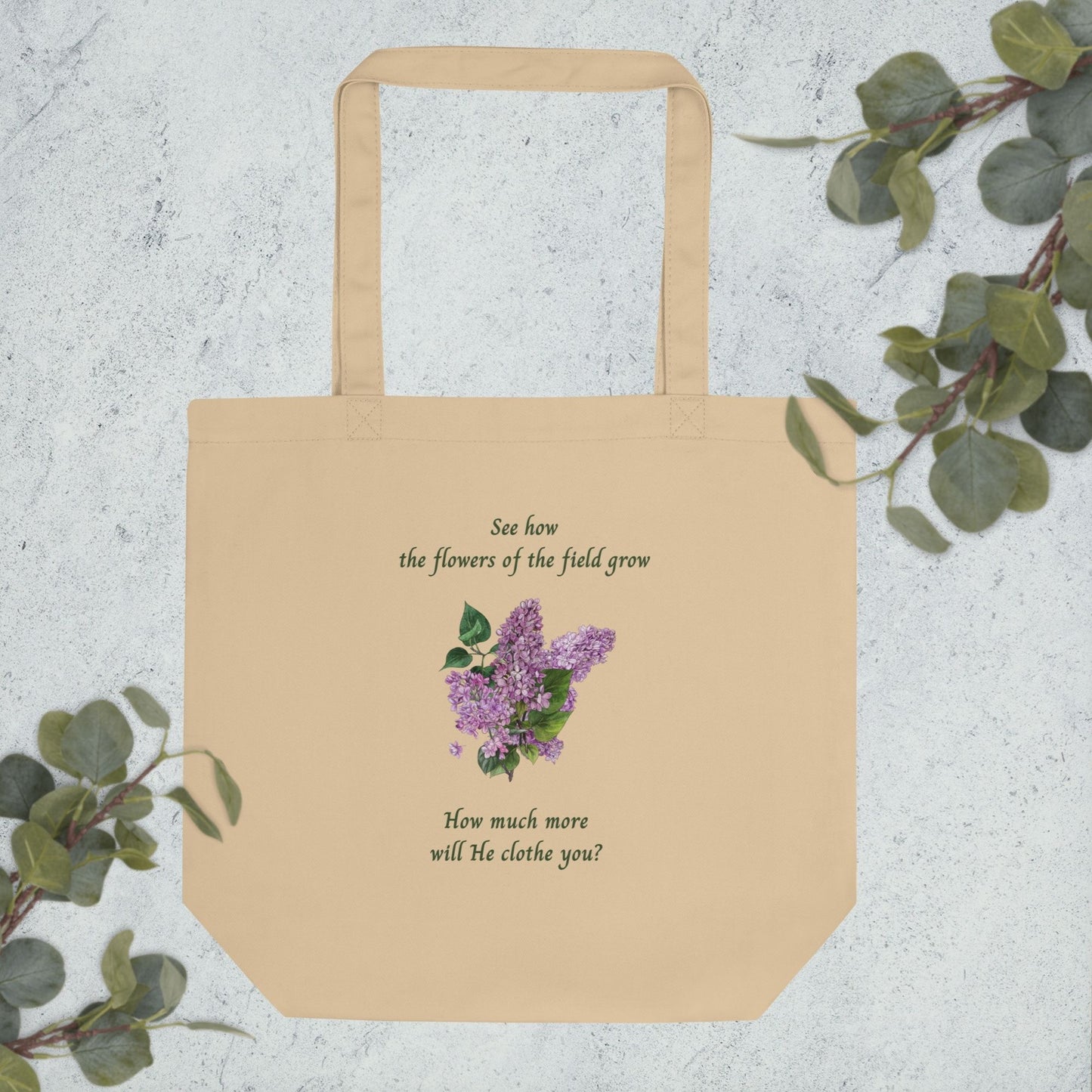 'Lilac' - eco tote bag