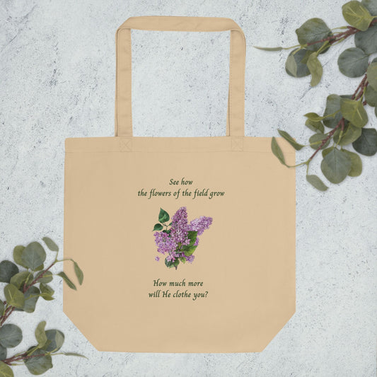 'Lilac' - eco tote bag