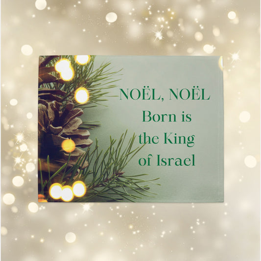 'Noël, Noël' - Christmas placemat set of 4 - Mimiko Designs - christian apparel gifts