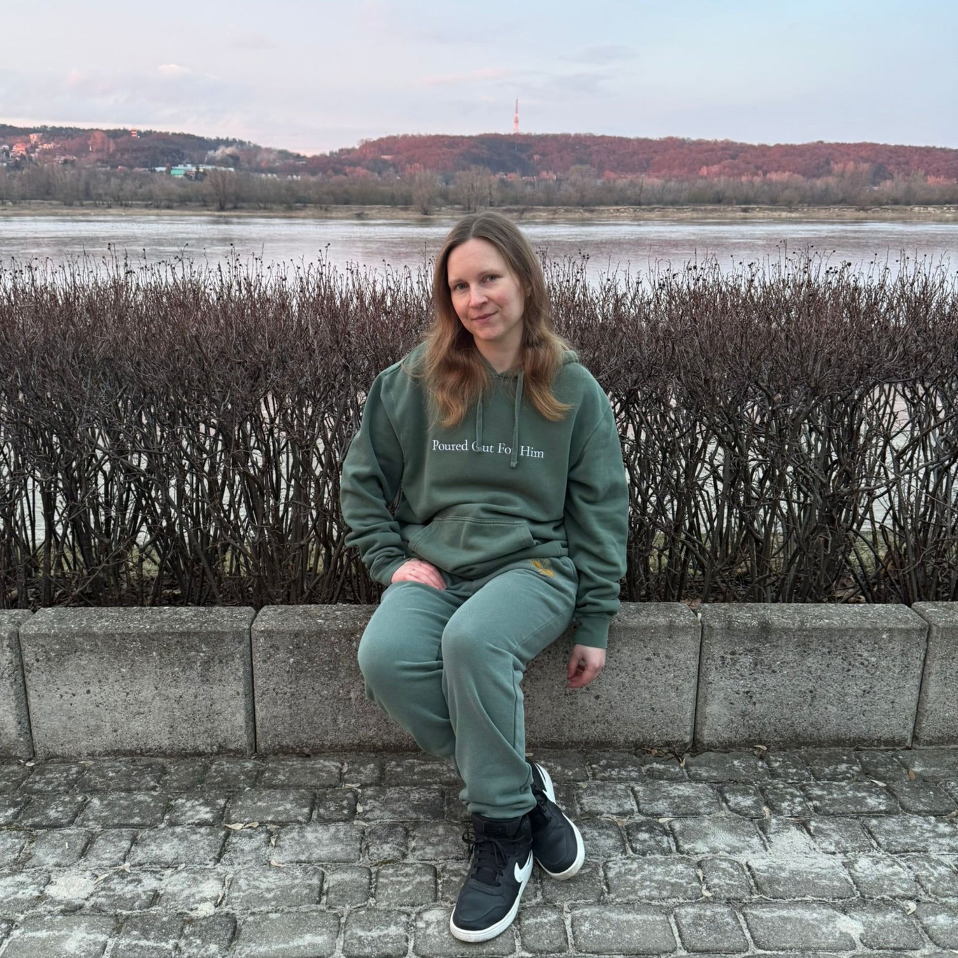 'Olive' hoodie - S - Mimiko Designs - christian apparel gifts