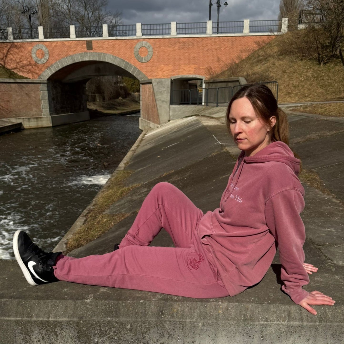 'Passion Fruit' sweatpants - S - Mimiko Designs - christian apparel gifts
