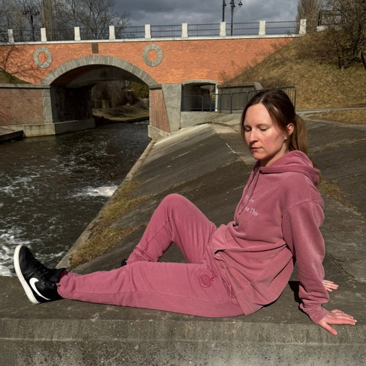 'Passion Fruit' sweatpants - S - Mimiko Designs - christian apparel gifts