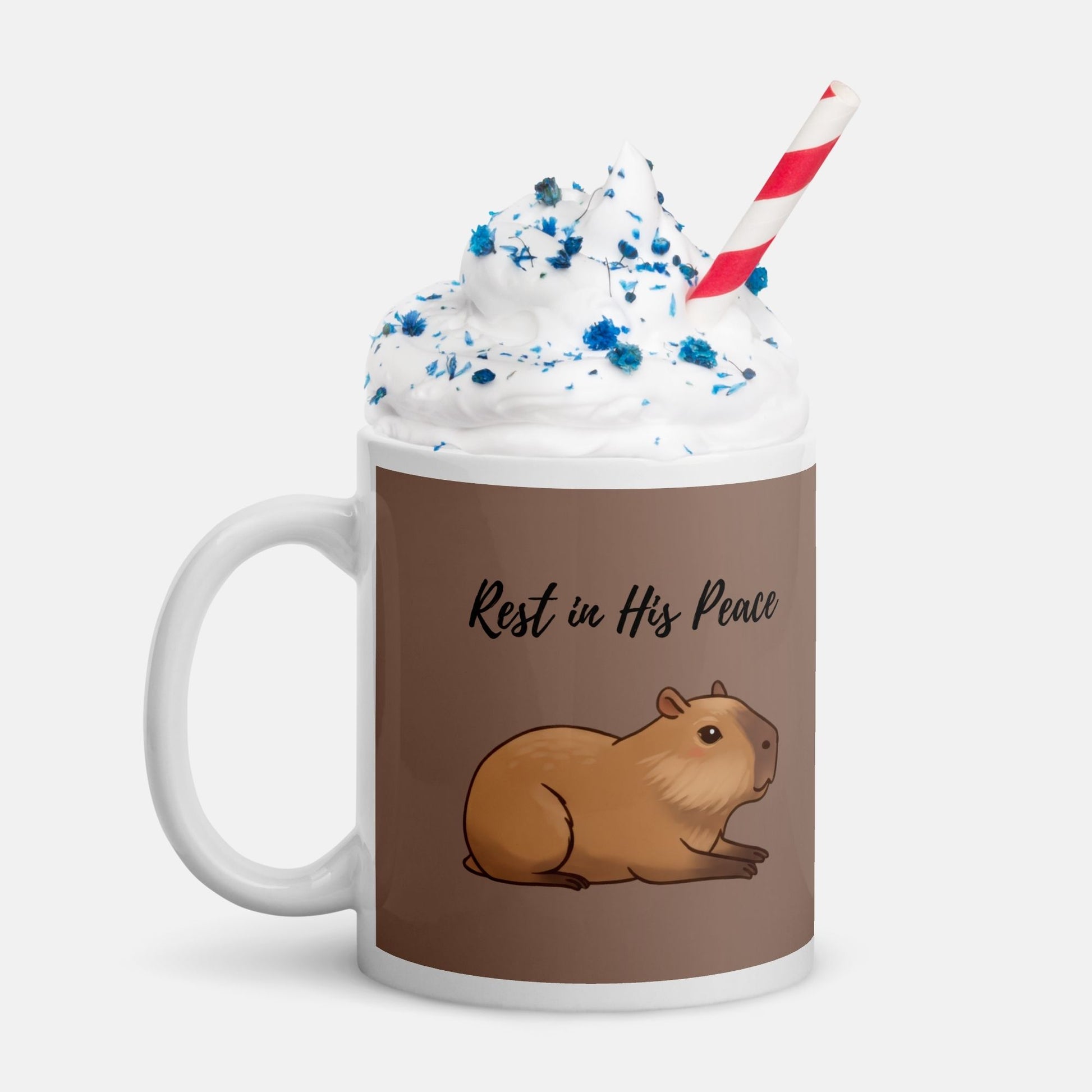 'Peaceful capybara' - 11oz mug - MIMIKO DESIGNS - christian apparel gifts