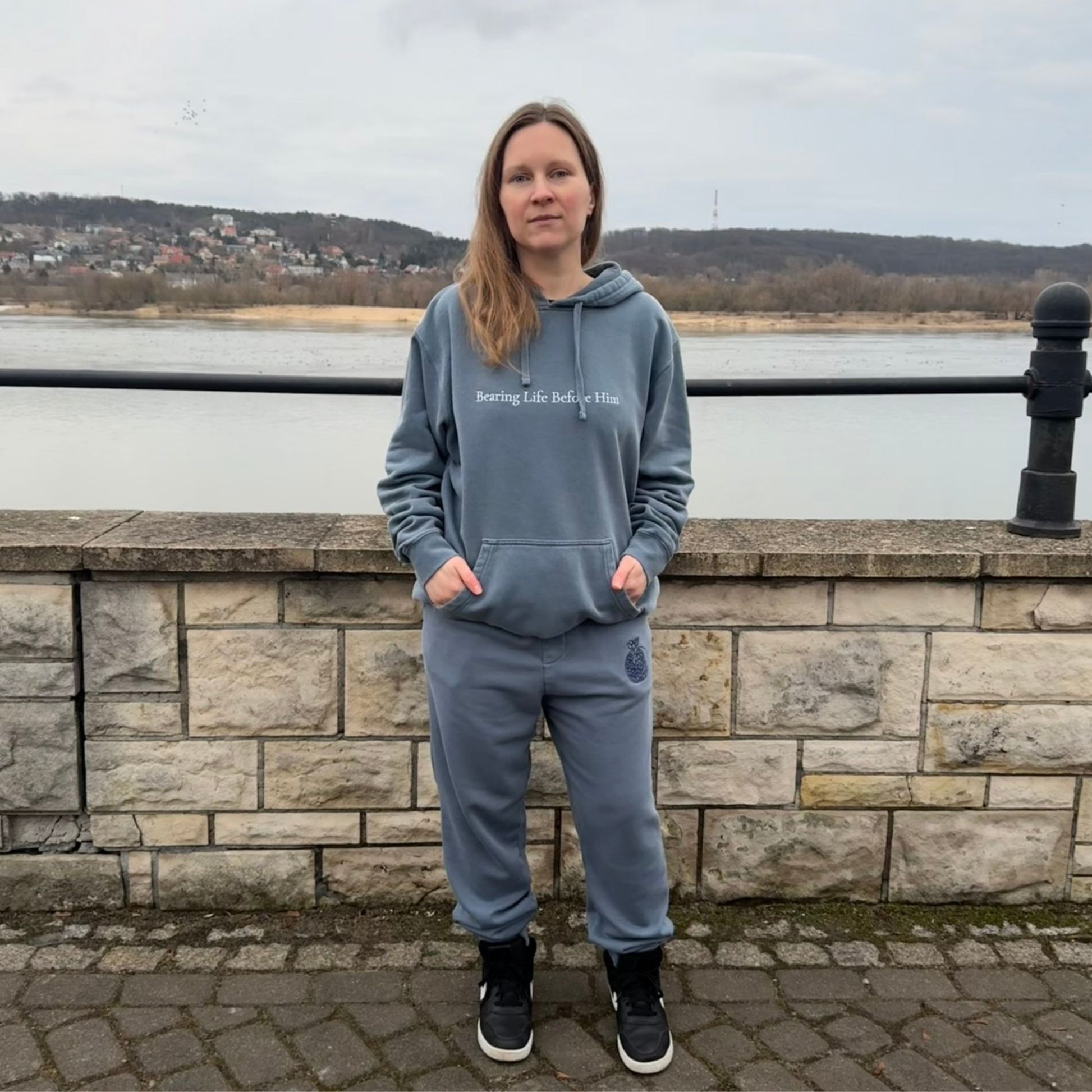 'Pomegranate' hoodie - S - Mimiko Designs - christian apparel gifts