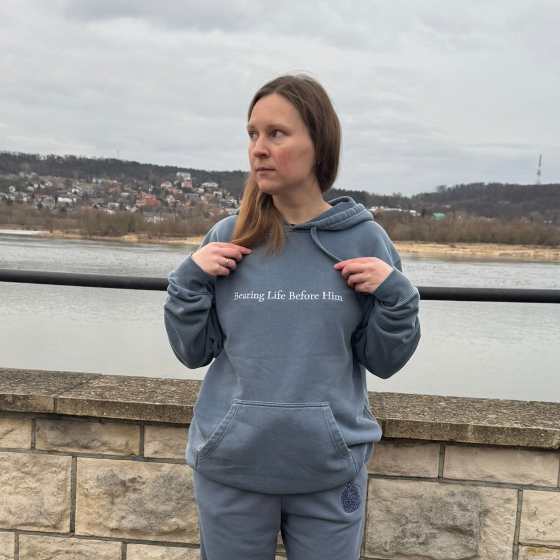 'Pomegranate' hoodie - S - Mimiko Designs - christian apparel gifts