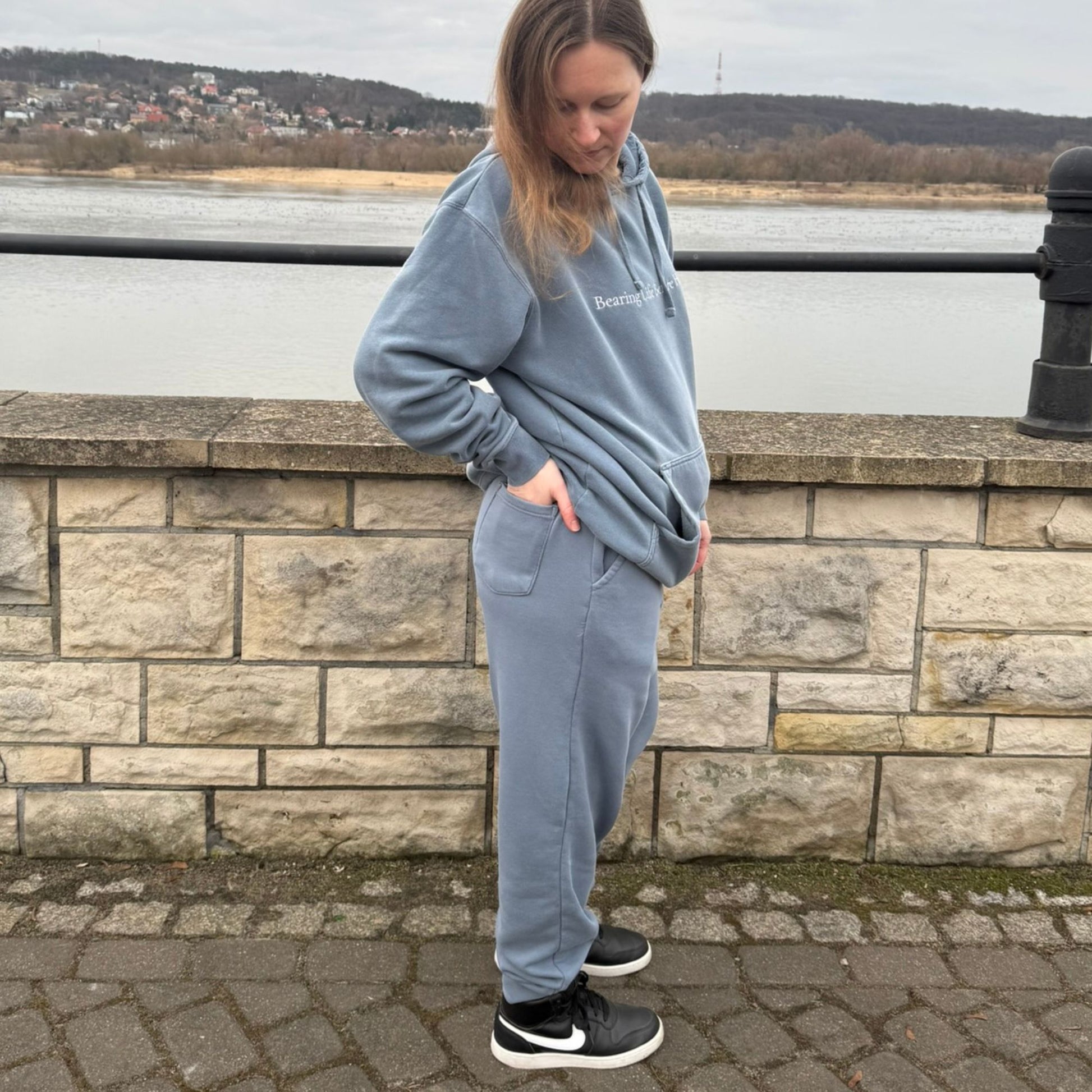 'Pomegranate' sweatpants - S - Mimiko Designs - christian apparel gifts