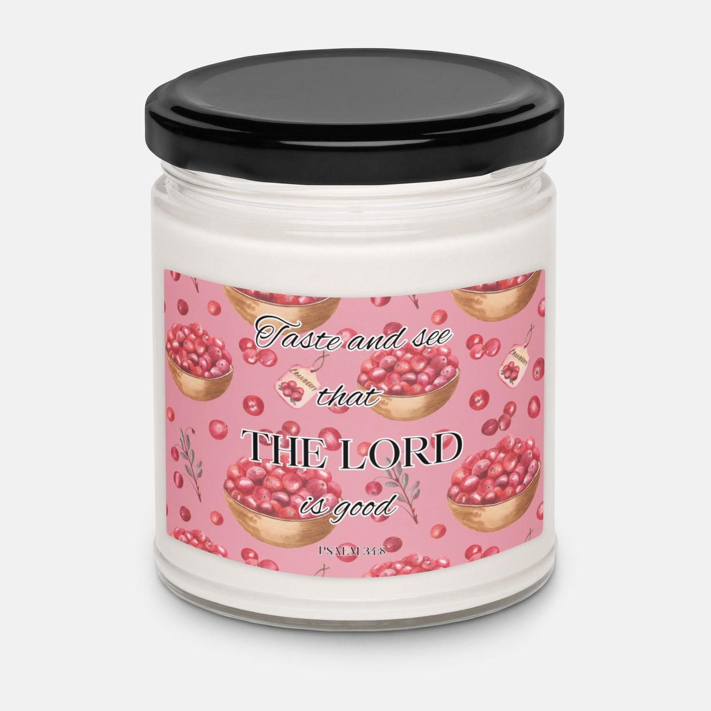 'God is good' - 60 hours scented soy candle