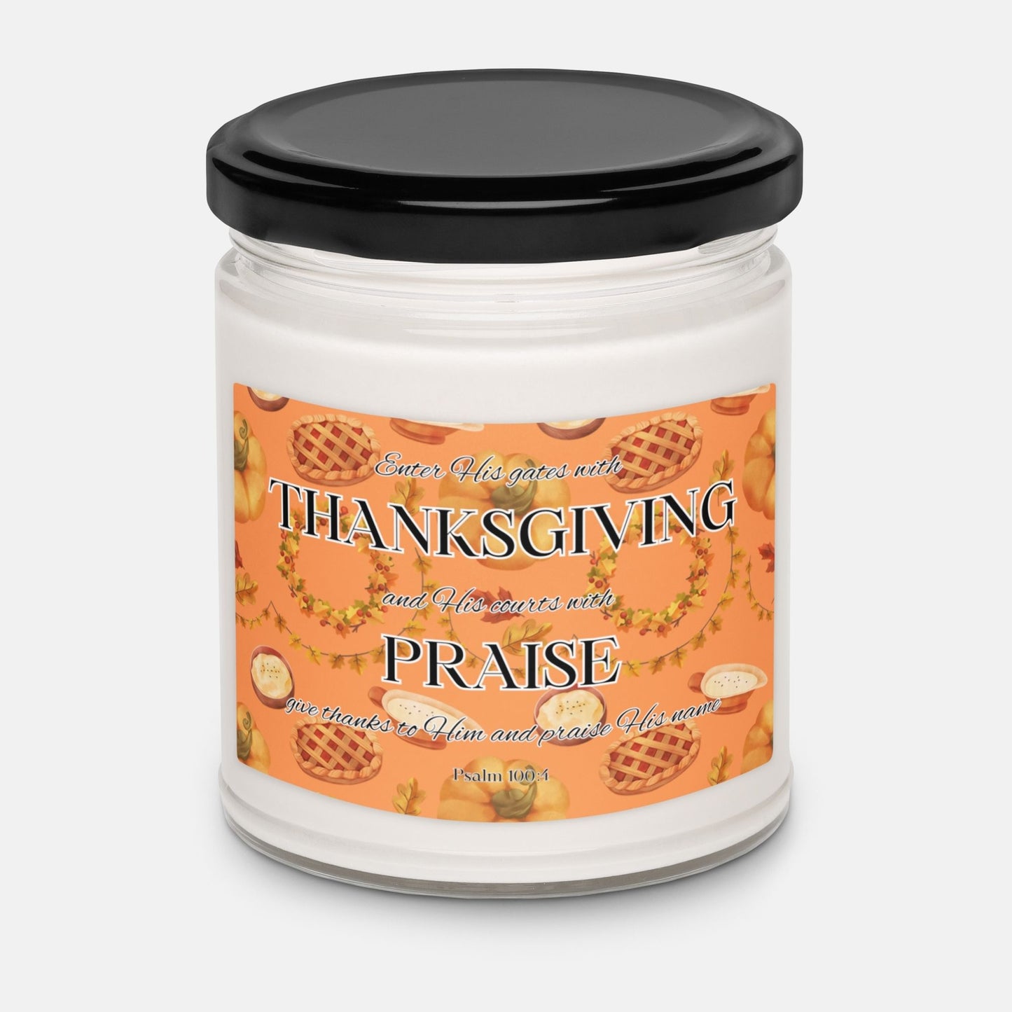 'A Harvest of Blessings' - 60 hours scented soy candle