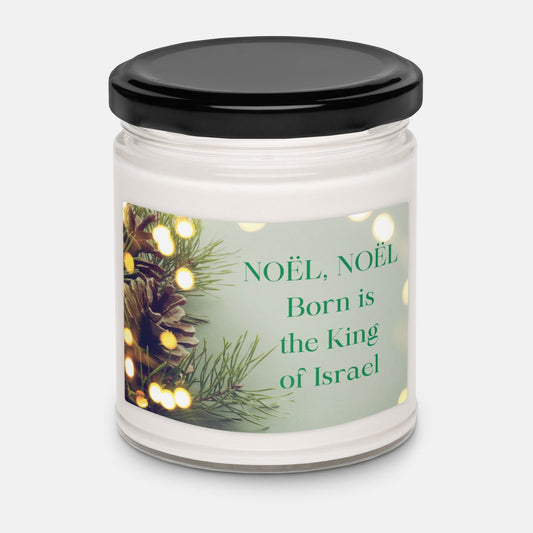 'Noël, Noël' - 60 hours scented soy candle - Christmas Warmth - Mimiko Designs - christian apparel gifts