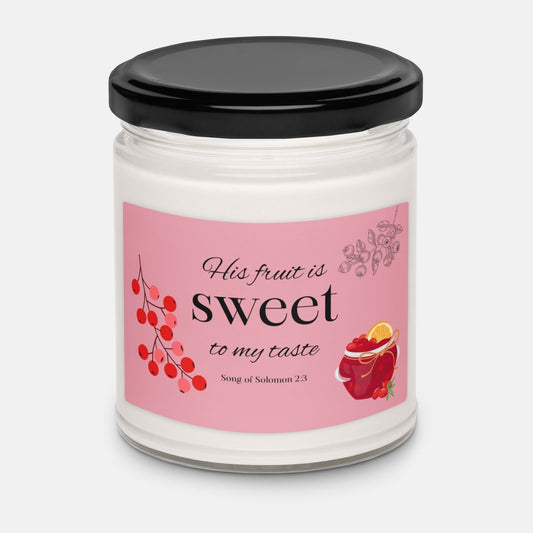 'Song of Songs' - 60 hours scented soy candle