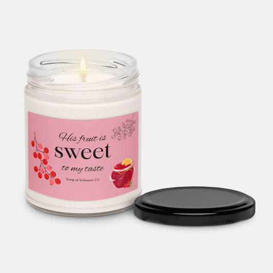 'Song of Songs' - 60 hours scented soy candle