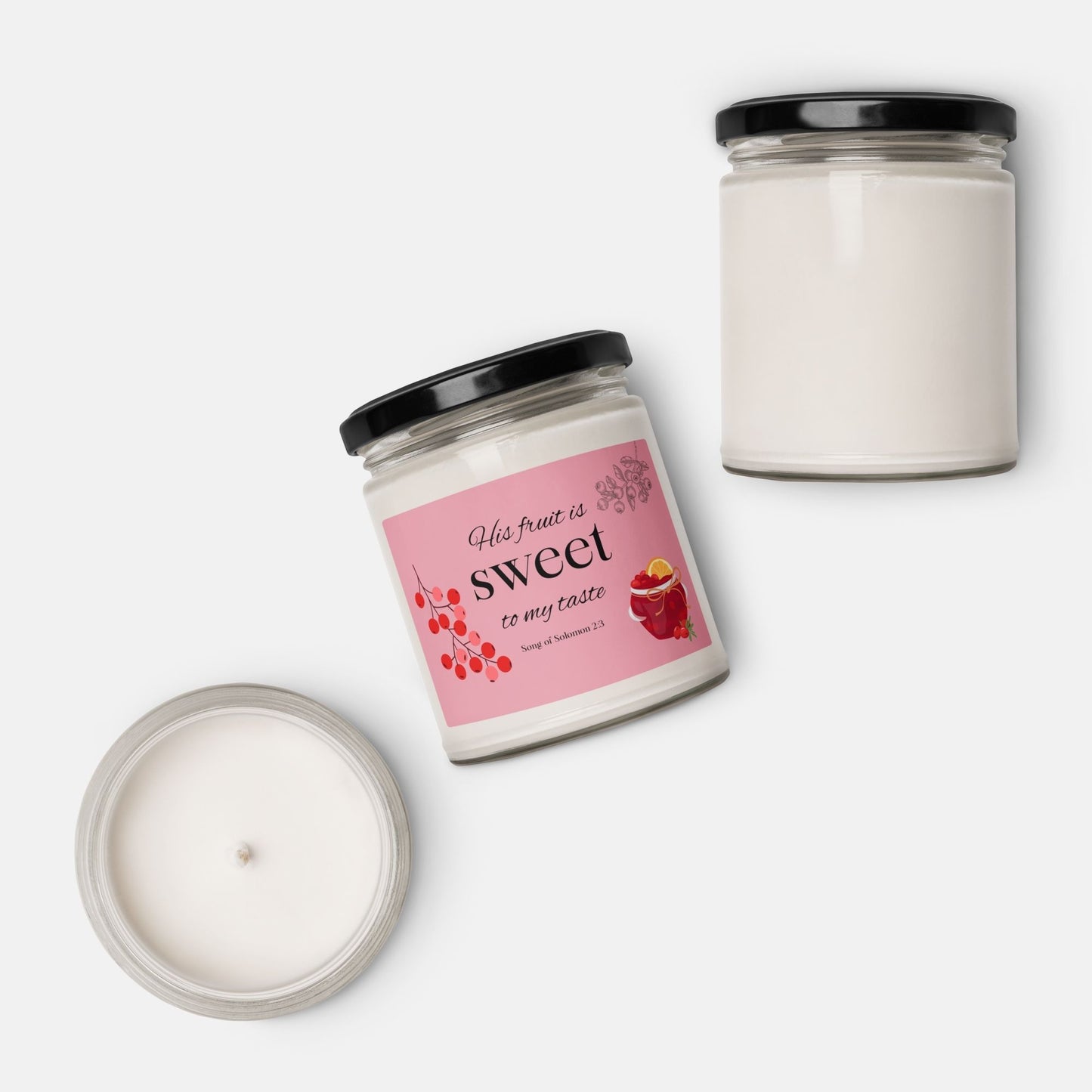 'Song of Songs' - 60 hours scented soy candle