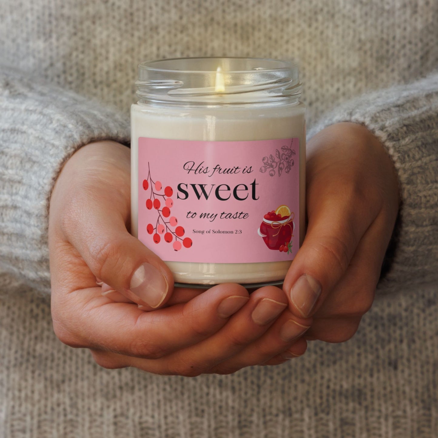 'Song of Songs' - 60 hours scented soy candle