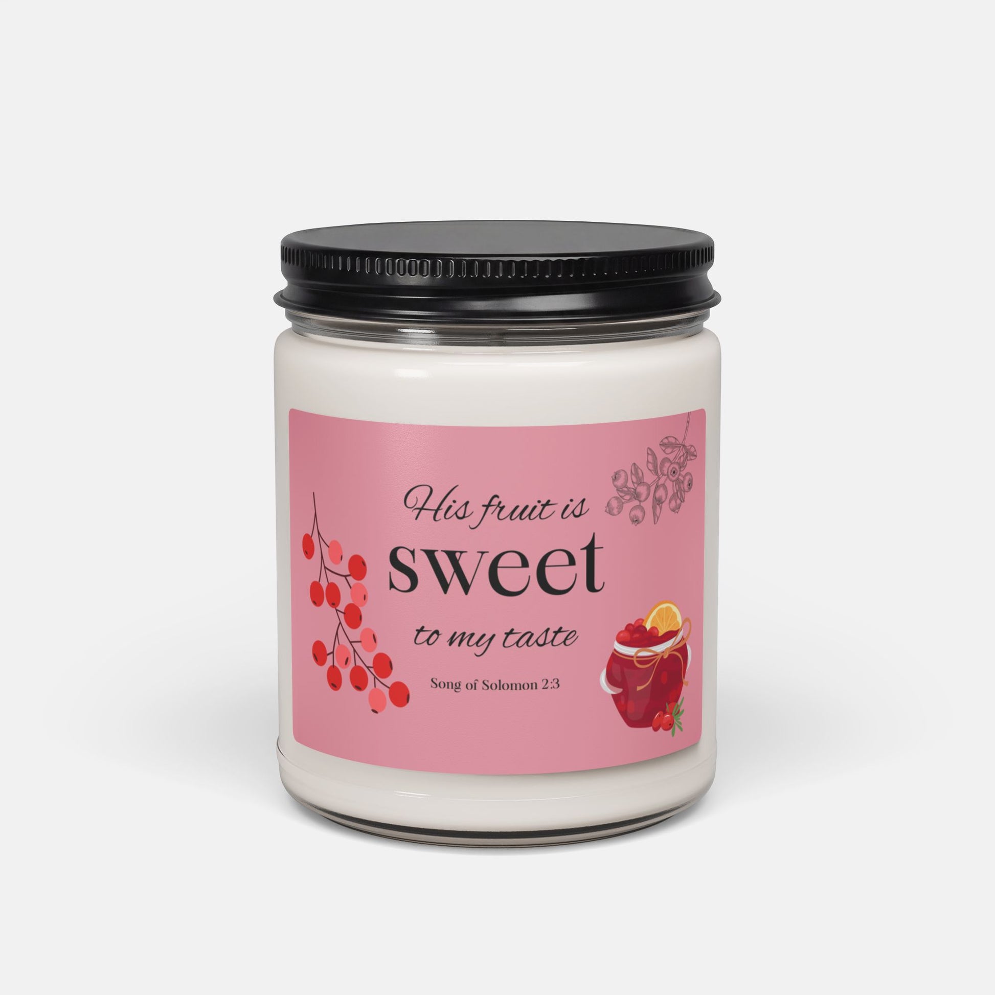 'Song of Songs' - 60 hours scented soy candle - Apple Harvest - MIMIKO DESIGNS - christian apparel gifts