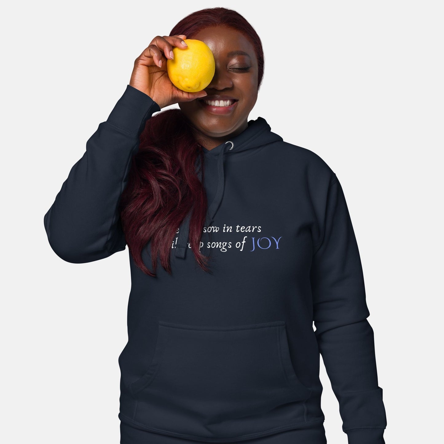 'Those who sow with tears will reap with songs of joy' - unisex hoodie - S - MIMIKO DESIGNS - christian apparel gifts